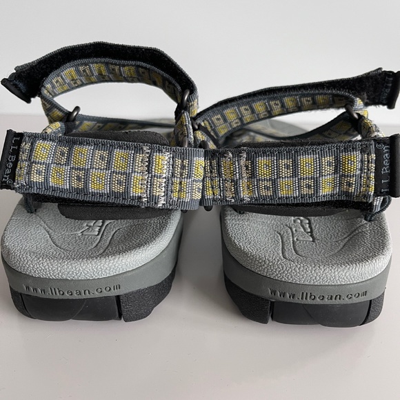 L.L.Bean NWOT‎ Katahdin Sport Sandal Gray/Gold Sz- 7 - Picture 9 of 11
